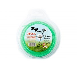 Леска для триммера 2,0 мм, 15 м, витая, бесшумная REDVERG 6622433 