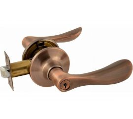 Ручка-защелка НОРА-М ЕСО стар.медь ЗВ3-01-Э ключ/фикс. 14047 