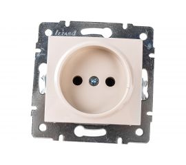 Розетка LEZARD KARINA б/ з керамика крем 707-0388-121 