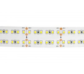 Светодиодная лента APEYRON 24В, 42Вт/м, smd2835, 240д/м, теплый белый 306 