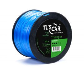 Леска для триммера Triangle, Standart, 2.4 мм, 349 м TUSCAR 10151324-349-4 