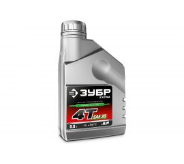 Минеральное масло ЗУБР Extra 4Т-30 0.6 л, для 4-тактных двигателей 70613-06 