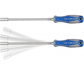 Гибкая торцевая отвертка для хомутов 5 мм, 300 мм KING TONY 1453-05 