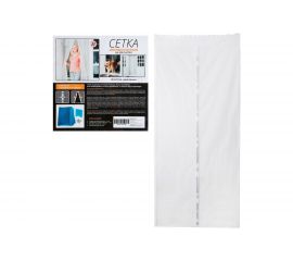 Антимоскитная сетка для дверей СИМАЛЕНД 90х210 см, на магнитах, цвет белый 1389828 