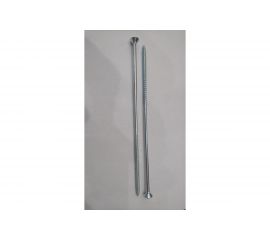 Потайной универсальный шуруп Метизный двор 6,0x200, белый, 2 шт. 4690441019448 