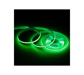 Светодиодная лента Apeyron 24В, 11Вт/м, COB, 352д/м, IP20, подложка 10мм, 5м, зеленый/00-359 