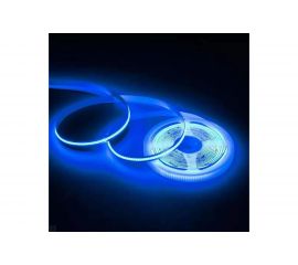 Светодиодная лента Apeyron 24В, 11Вт/м, COB, 352д/м, IP20, подложка 10мм, 5м, синий 00-358 