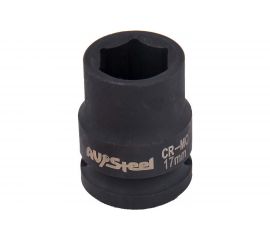 Головка ударная шестигранная (17 мм; 1/2DR) AV Steel AV-720017 
