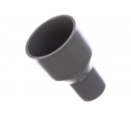 Переход с пластика на чугун RTP 50/75, серый 11370 