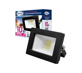 Светодиодный прожектор IONICH IFLSLED-DOB- 10-865-BL-IP65 1474 