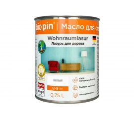 Лазурь для стен BIO PIN 2151 Wohnraumlasur СВЕТЛО-БИРЮЗОВЫЙ 0.75 л 21511H202 