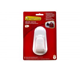 Дизайн-крючок Jetservice большой легкоудаляемый 1 шт. 77783 