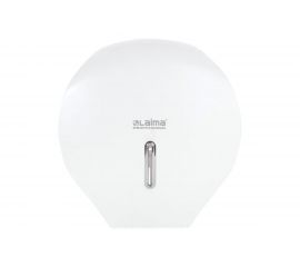 Диспенсер для туалетной бумаги ЛАЙМА PROFESSIONAL BASIC Система T2, малый, белый, ABS-пластик 606682 