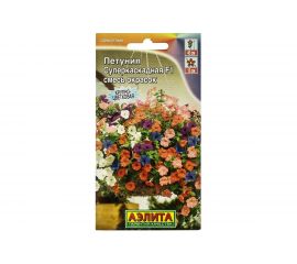 Семена Петуния Аэлита Суперкаскадная F1 смесь окрасок, драже в пробирке 10 шт. 4601729045752 