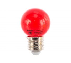 Светодиодная лампа NAVIGATOR 71 827 NLL-G45-1-230-R-E27 1Вт шар 71827 434029 