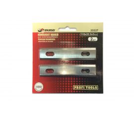Лезвие (2 шт; 110х23.5х3 мм) для электрорубанка SKRAB 35537 