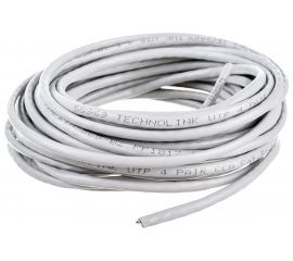 Кабель UTP4 DORI cat.5e 4x2х0.51 CCA серый 10м, шт 11356 