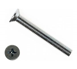 Потайной винт КРЕП-КОМП цинк DIN965 6х45 20шт вп645мф 