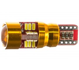 Автолампа диод T10 W5W 27 SMD диодов 1-контурная без цоколя белая SKYWAY S08201244 
