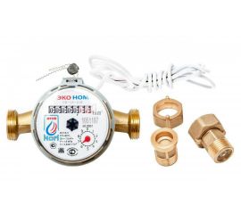Счетчик воды ЭКО НОМ -15-110И+КМЧ-15-ОК универсальный, шт СВ110-007 