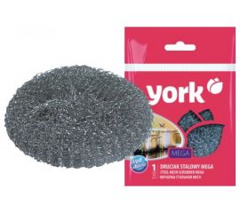 Губка YORK МЕГА из нержавеющей стали 003030 