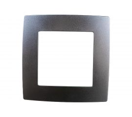 Рамка ЭРА 12-5001-03 на 1 пост, алюминий Б0014743 