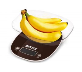 Кухонные весы Centek шоколад электр., max 7кг, шаг 1г, большая съемная чаша, дисплей CT-2456 