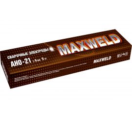 Электроды АНО-21 (4 мм; 5 кг) MAXWELD ANO45 