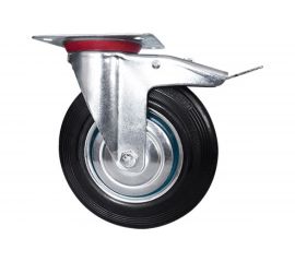 Колесо промышленное поворотное с тормозом Longway SCB55 
