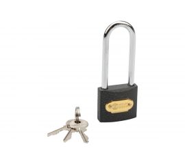 Навесной замок ЧЕТЫРЕ СЕЗОНА Чугун 40 мм, длинная дужка 79-0024 