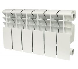 Алюминиевый радиатор ROMMER Plus 200 6 секций RAL9016 89989 