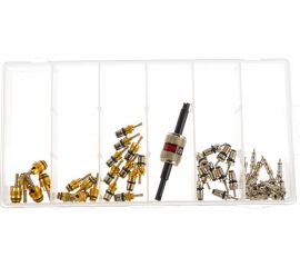 Набор золотников для кондиционера R12/R134A, 51шт JTC-JW0878 