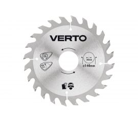 Диск отрезной по дереву (140x30 мм; 24 зуба) VERTO 61H114 