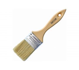 Кисть DECOR Неделька Пятница 65х14 мм, светлая смешанная щетина, пласт. ручка 126045 