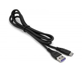 Кабель Mirex, USB 2.0 AM-microBM 1,2 метра, 3A, чёрный, в коробке 13700-007M3BK 