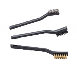 Щетки DolleX 180 мм в наборе 3 шт, стальная, латунная, нейлоновая BRM-180 