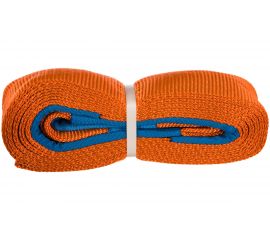 Динамический буксировочный трос MEGAPOWER 5000 кг, длина 9м, ленточный без крюков в сумке M-75059 