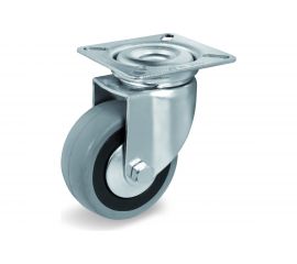 Колесо с вращающейся опорой и пластиной крепления (60 мм; 50 кг) Tellure rota 374102 