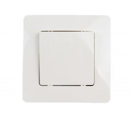 1-клавишный выключатель Schneider Electric скрытой проводки Blanca 10А IP20 1 250В бежевый BLNVS010107 