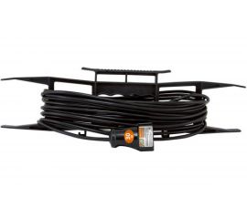 Силовой народный удлинитель-шнур на рамке TDM ПВС, 1300Вт, без заземления, 30м, штепсельное гнездо SQ1307-0303 