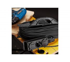 Удлинитель на рамке REXANT КГ 3х1.5, 30 м, 3 гнезда, морозостойкий, с/з, 16 А, 3500 Вт, IP44 11-7082 