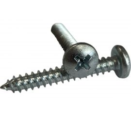 Саморез ZAMETAL 3,5х16 с полукруг. гол., крест шлиц, DIN 7981 оц., 1000 шт ZA521538 