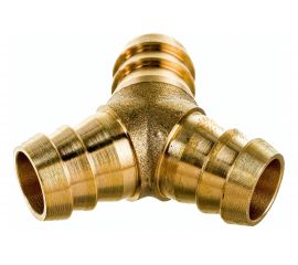 Штуцер соединительный тройной 14х14х14 мм латунь SANTRADE 9428 