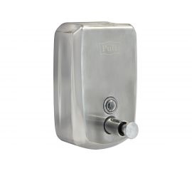 Дозатор для жидкого мыла Puff 8708 из нержавеющей стали, хром, 800 мл, с ключом 1402.138 