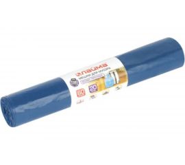 Мешки (20 шт; 60 л; 60х70 см; ПВД; 30 мкм; синие) для мусора ЛАЙМА 601382 