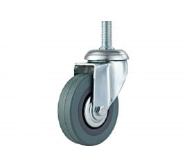 Колесо поворотное на штыре (125 мм; М12x30 мм; ПВХ) Левша У7-12504 