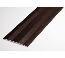 Порог прямой алюминиевый (78 мм; 0.9 м; декоративный; дуб венге) Лука УТ000002225 