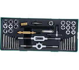 Набор метчиков и плашек с аксессуарами 40 предметов Jonnesway AG10001SP 