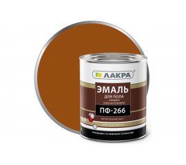 Эмаль Лакра ПФ-266 золотисто-коричневая, 3 кг 90000673680 