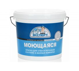 Краска моющаяся супербелая ЭКСПЕРТ 7 кг 17369 